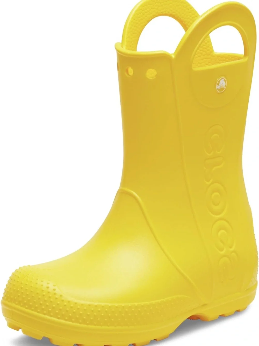 CROCS Kids Yellow Handle Rain Boot